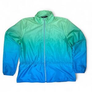 Lauren Active Ralph Lauren Color Blend Ombre Ultra Lightweight Jacket Sz XL